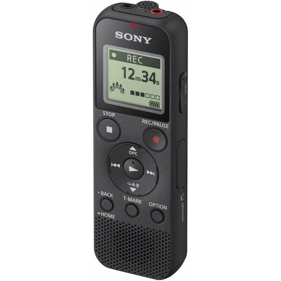 Sony ICD-PX370 Digital Voice Recorder Built-in USB Mono Audio Recorder Black